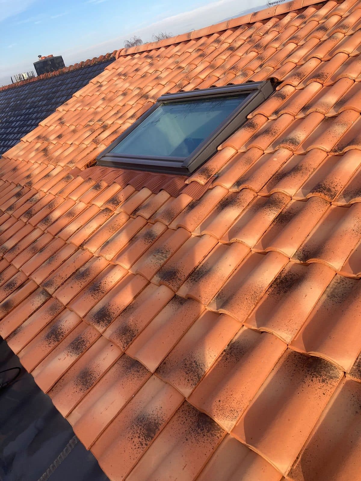 Toiture tuiles avec Velux