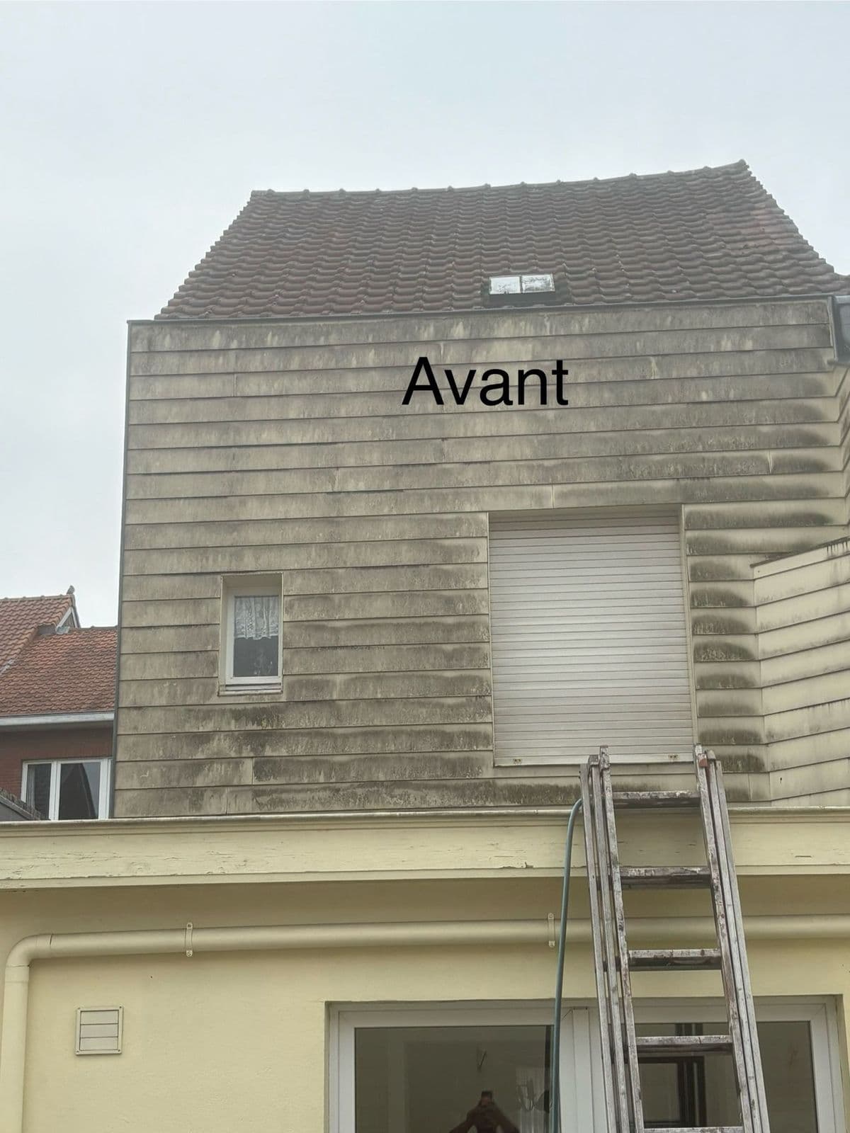 Avant — Nettoyage & peinture de bardage