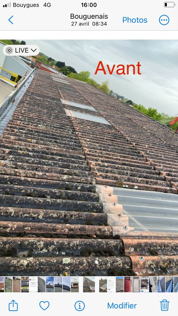 Chantier toiture